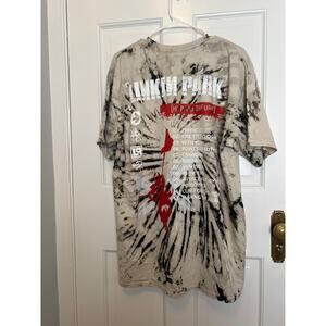 NEW Lincoln Park Hybrid Theory Tie Dye T Shirt Men's XL Black White Concert